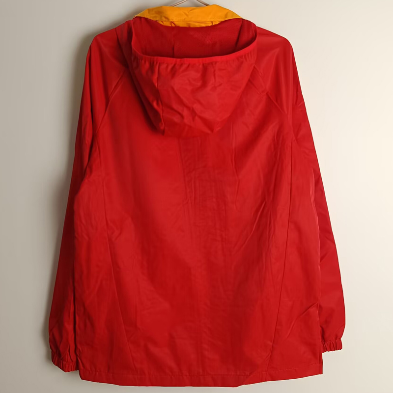 24-25 Spain Black Red Windbreaker