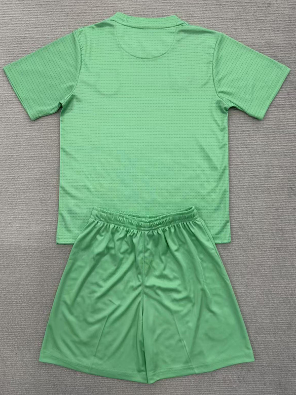 25-26 EVE Green Goalkeeper Kids Soccer Jersey