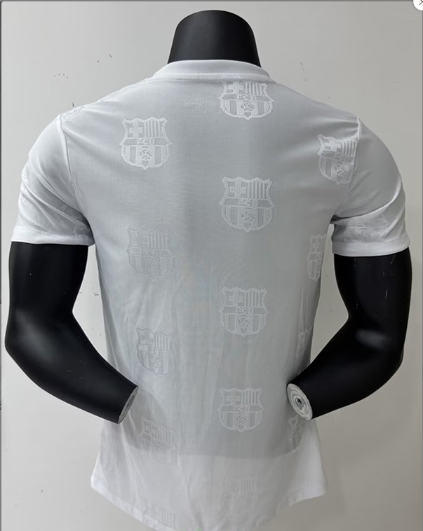 25-26 BAR White Special Edition Player Version Training Shirts (标队印花)
