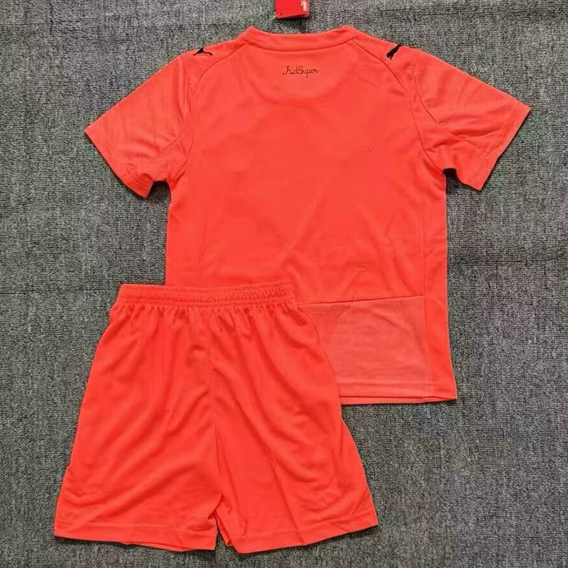 25-26 Man City Orange Kids Soccer Jersey