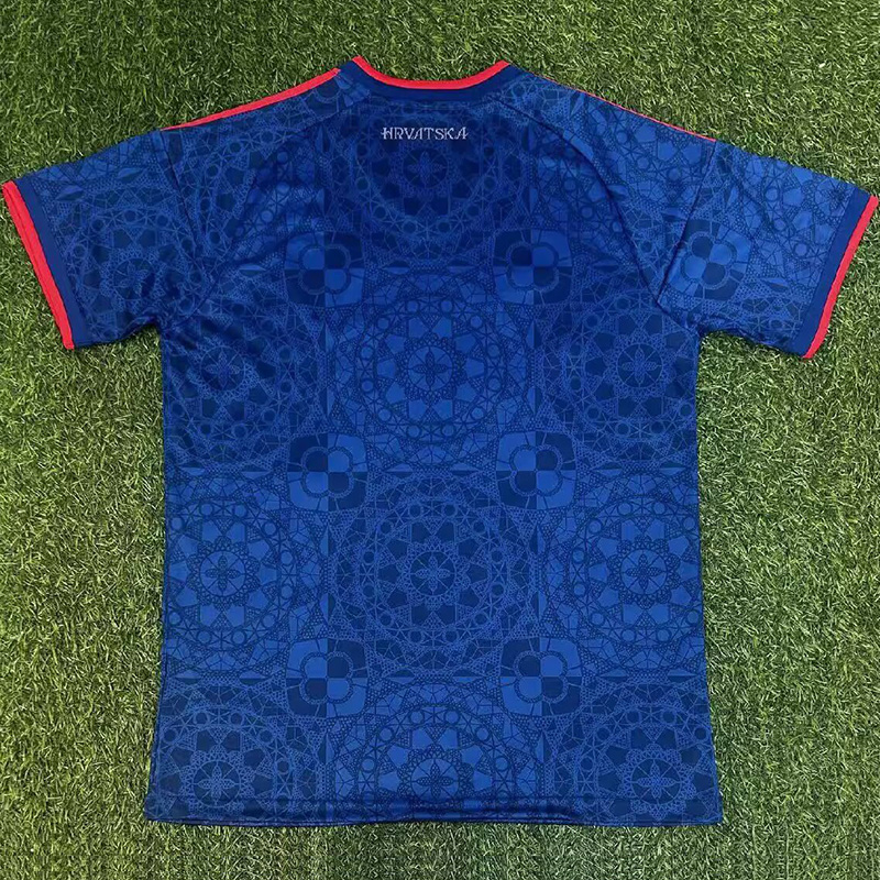 26-27 Croatia Blue Fans Soccer Jersey (ad)