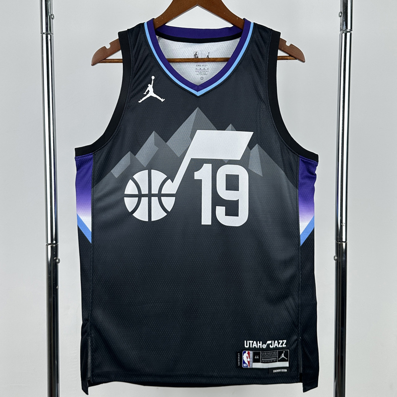 25-26 JAZZ BAILEY #19 Black Top Quality Hot Pressing NBA Jersey (Trapeze Edition) 飞人版