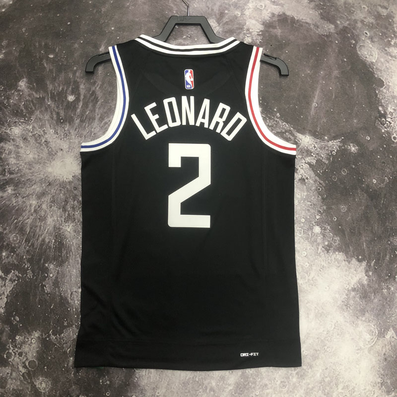 22-23 Clippers LEONARD #2 Black City Edition To...