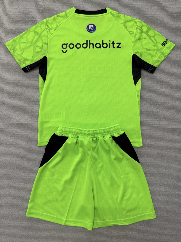 26-27 PSV Green Goalkeeper Kids Soccer Jersey