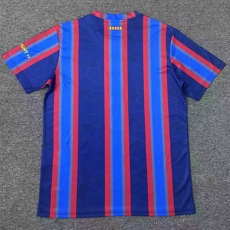 25-26 BAR Blue Red Training shirts (中间标)