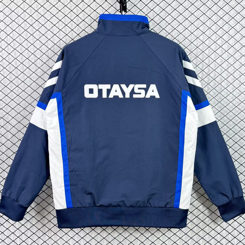 1991-1992 RMA Royal blue Retro Windbreaker
