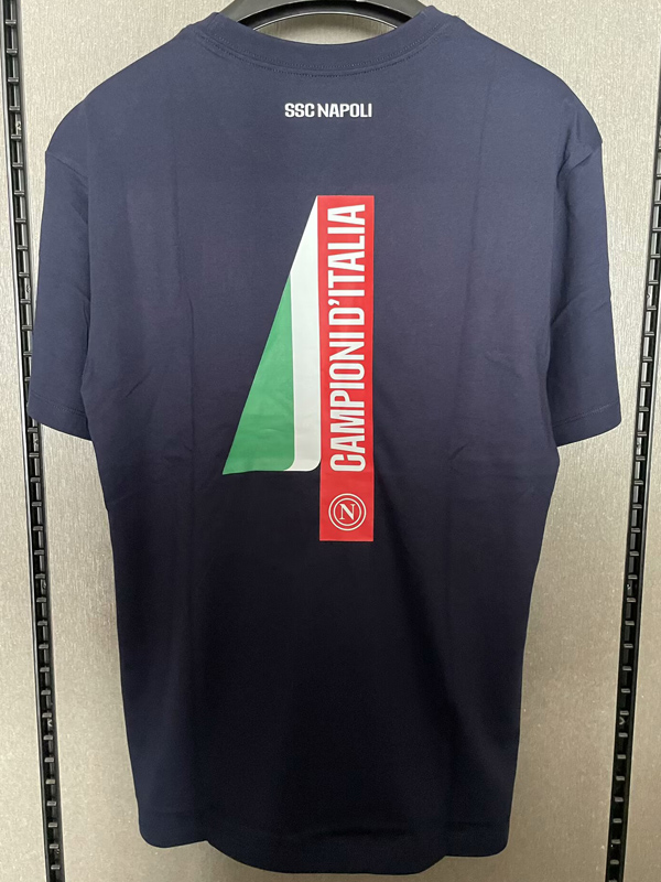 25-26 Napoli Royal blue 4 Times Champion T-Shirt (宝蓝色)