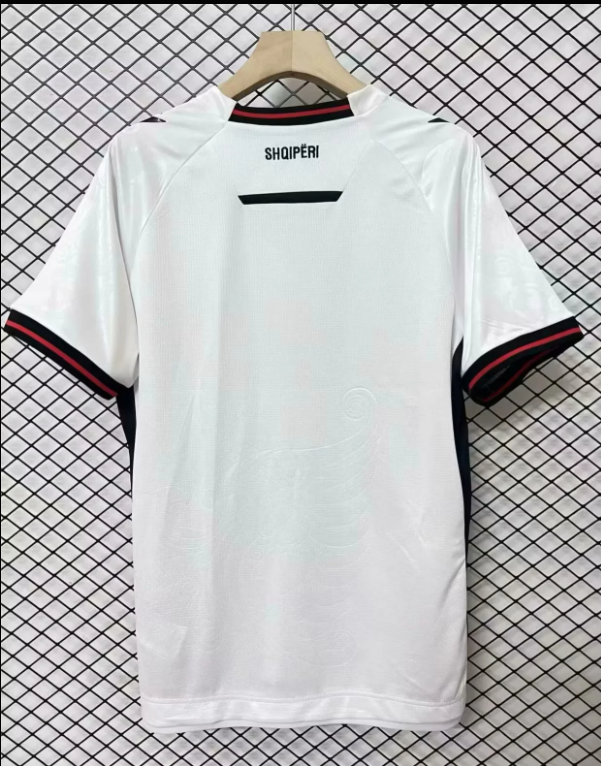 25-26 Albania White Fans Soccer Jersey