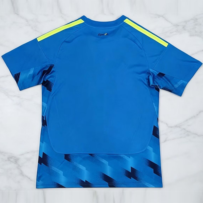 26-27 Spain Blue Goalkeeper Fans Soccer Jersey (2星)