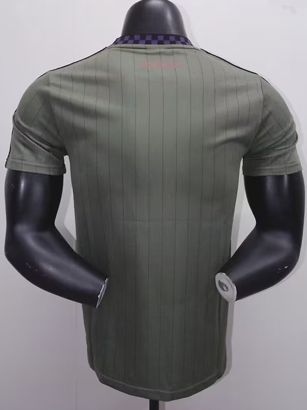 25-26 Bayern Green Grey Casual Edition Player Version Training shirts