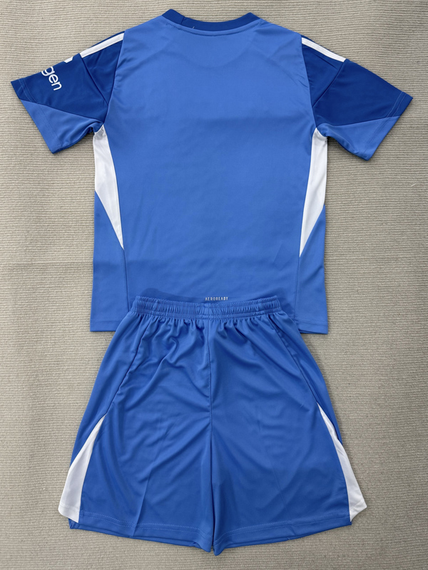 25-26 Nottingham Forest Blue Goalkeeper Kids Soccer Jersey