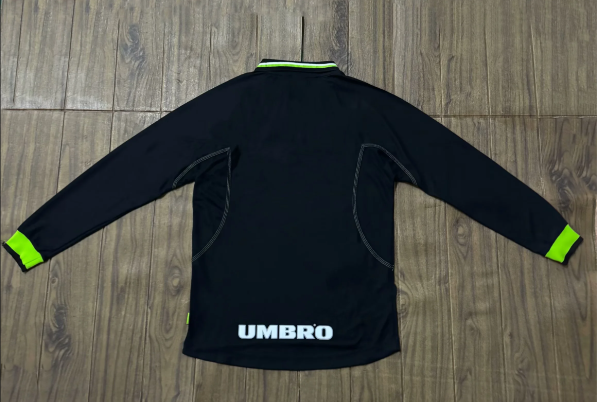 1998 Man Utd Away Long Sleeve Retro Soccer Jersey (长袖)
