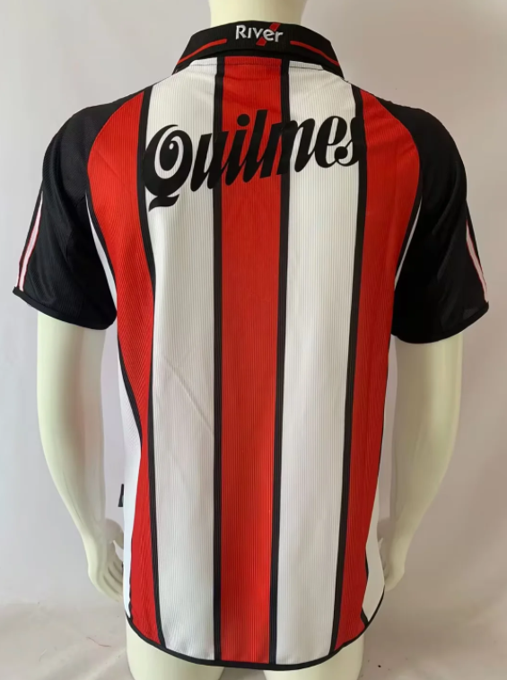 2000-2001 River Plate Away Retro Soccer Jersey