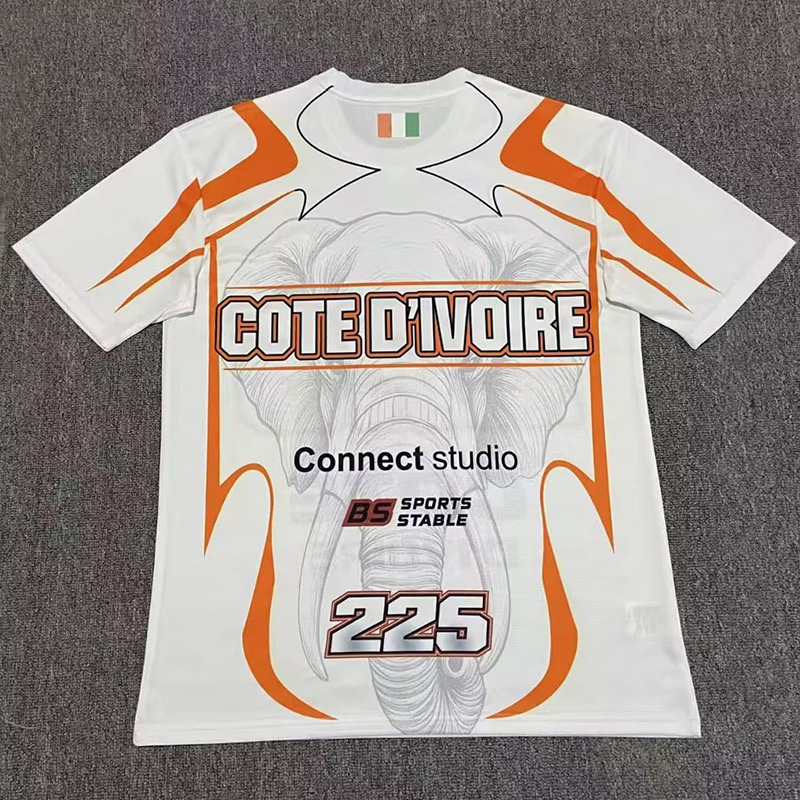 26-27 Ivory Coast White 225 Special Edition Training shirts
