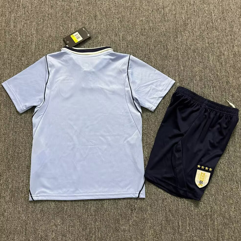 26-27 Uruguay Home Kids Soccer Jersey