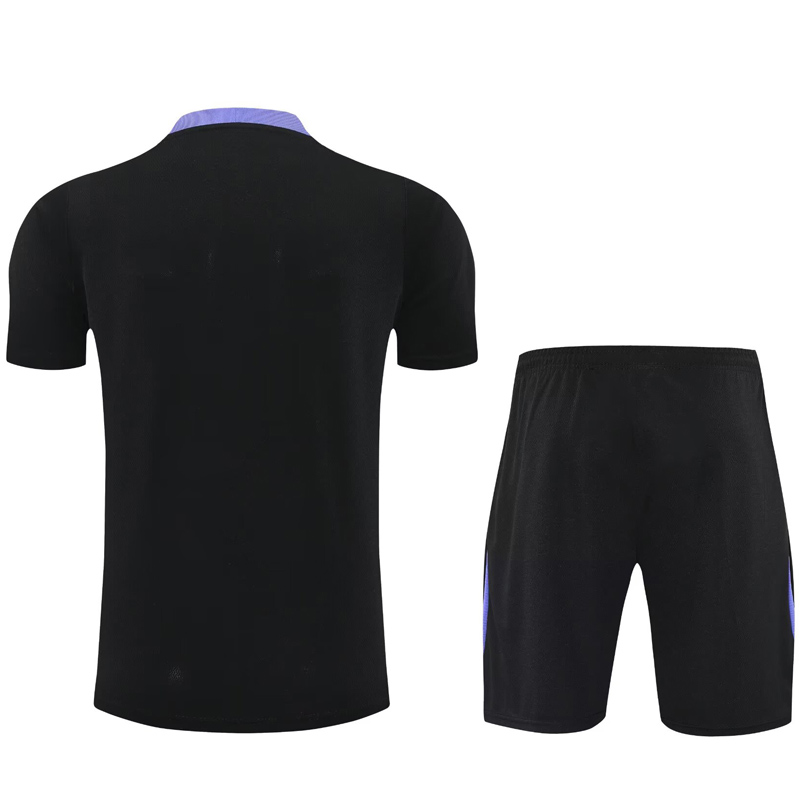 25-26 BAR Black Training Short Suit