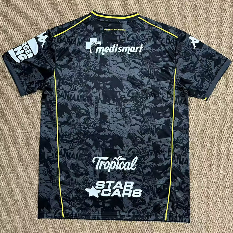 25-26 Deportivo Saprissa Batman Black Fans Soccer Jersey (蝙蝠侠)