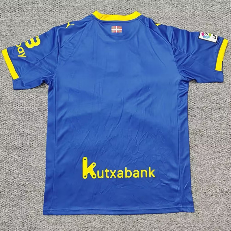 25-26 Alaves Blue Special Edition Fans Soccer Jersey (复古章)