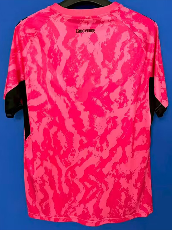 26-27 Cape Verde Pink Goalkeeper Soccer Jersey