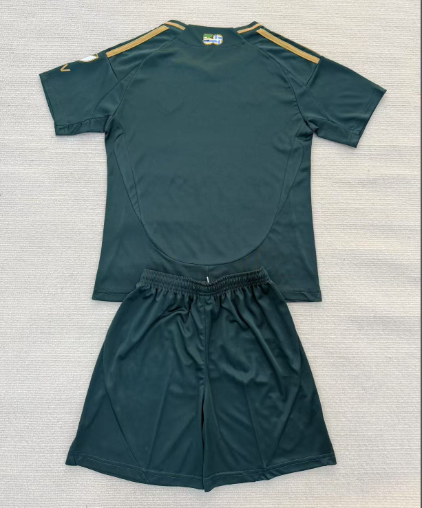 25-26 Portland Timbers Home Kids Soccer Jersey *带章