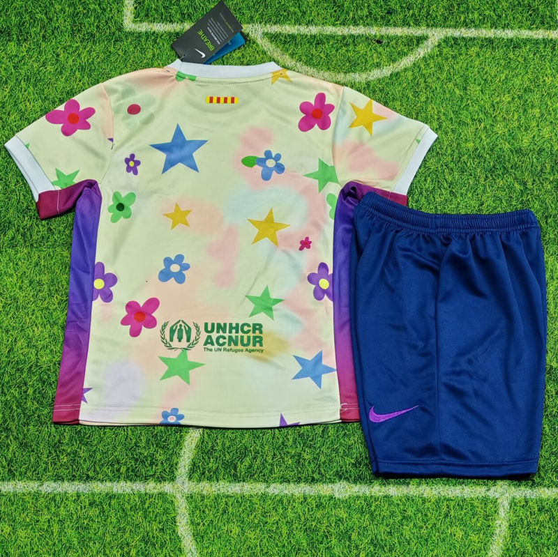 25-26 BAR Yellow Special Edition Kids  Training (花纹)