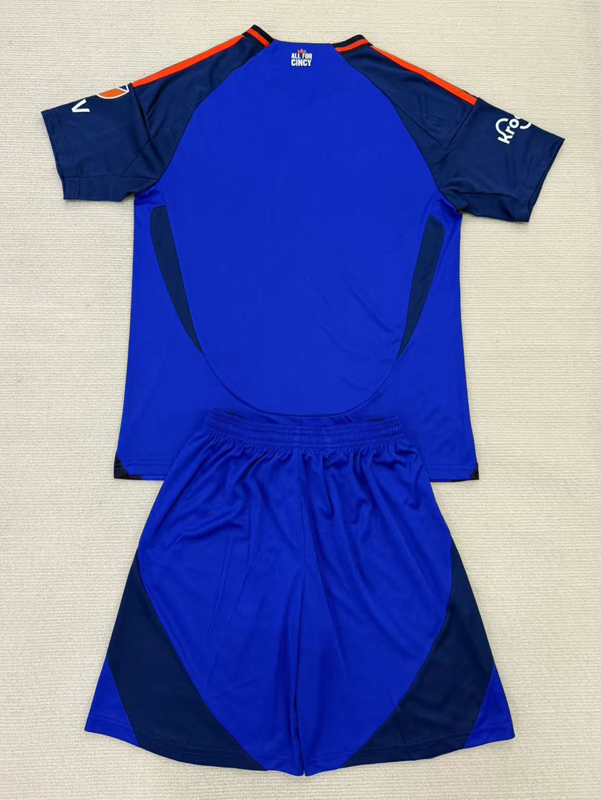 25-26 Cincinnati Home Kids Soccer Jersey (带章)