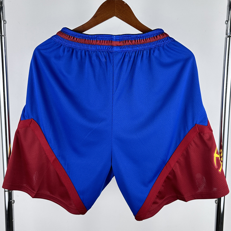 22-23 Nuggets Blue Edition Top Quality NBA Pants (Trapeze Edition) 飞人版