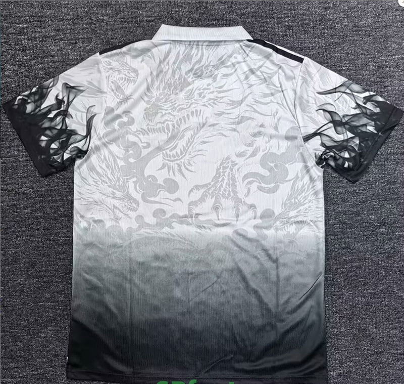 25-26 RMA Black White Polo Short Sleeve *龙