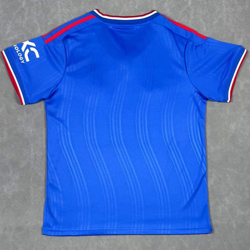 26-27 Man Utd Blue Special Edition Fans Soccer Jersey (红边)