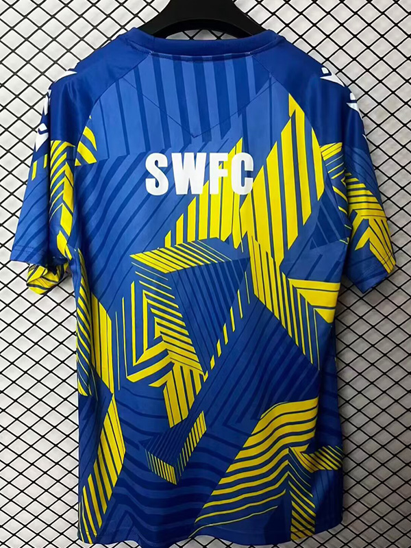 25-26 Sheffield Wednesday Blue Yellow Training shirts
