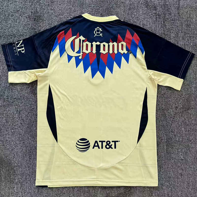 25-26 Club America Light Yellow Fans Soccer Jersey *浅黄