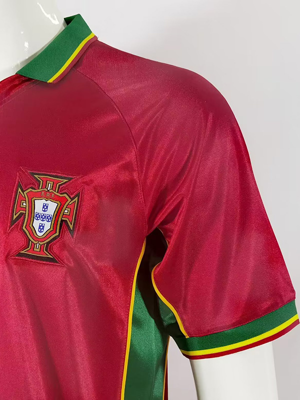 1998 Portugal Home Retro Soccer Jersey