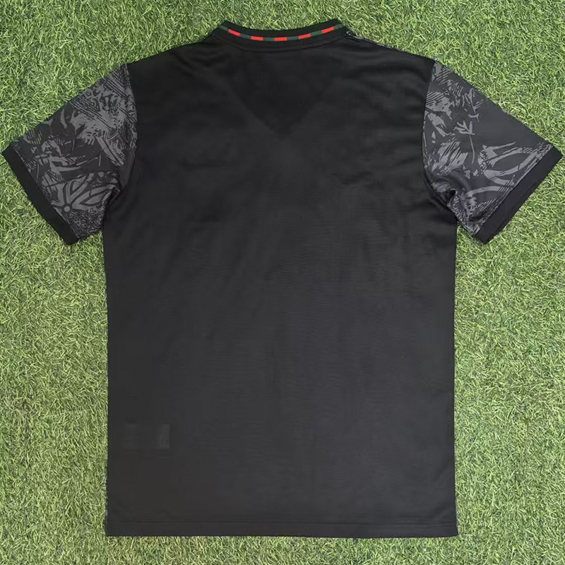 25-26 Portugal Black Training shirts (V领)