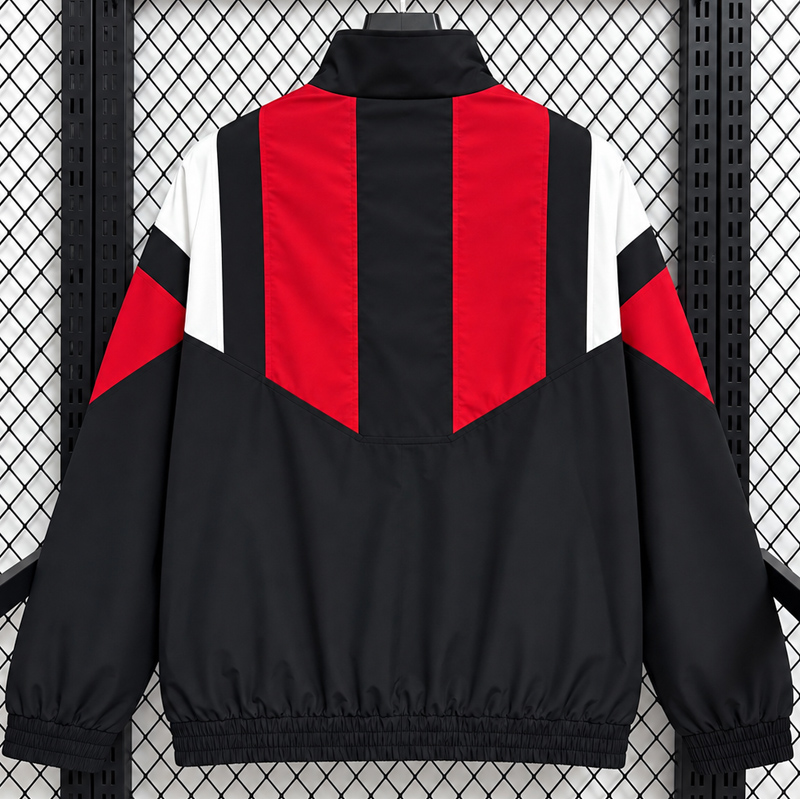 26-27 Man Utd Red Black Windbreaker