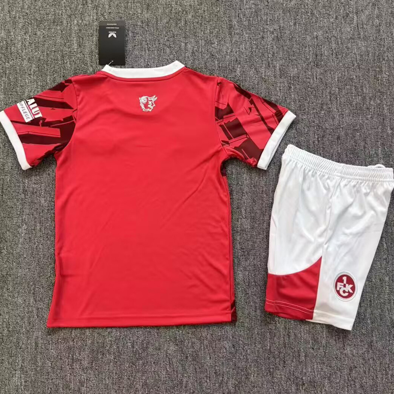 25-26 Kaiserslautern Home Kids Soccer Jersey
