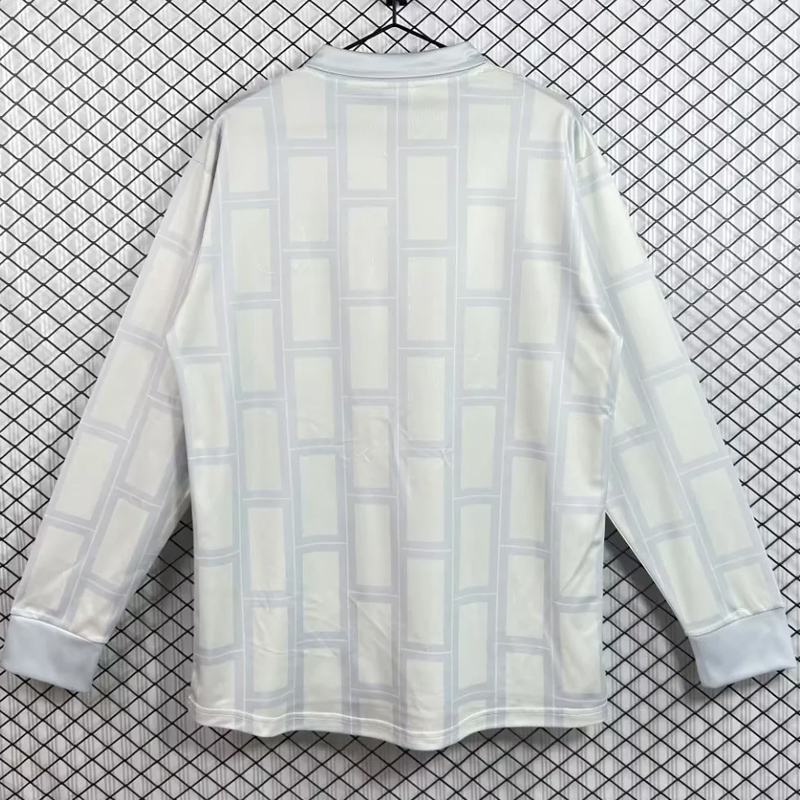 1986 Argentina Gray Goalkeeper Long Sleeve Retro Soccer Jersey (长袖)