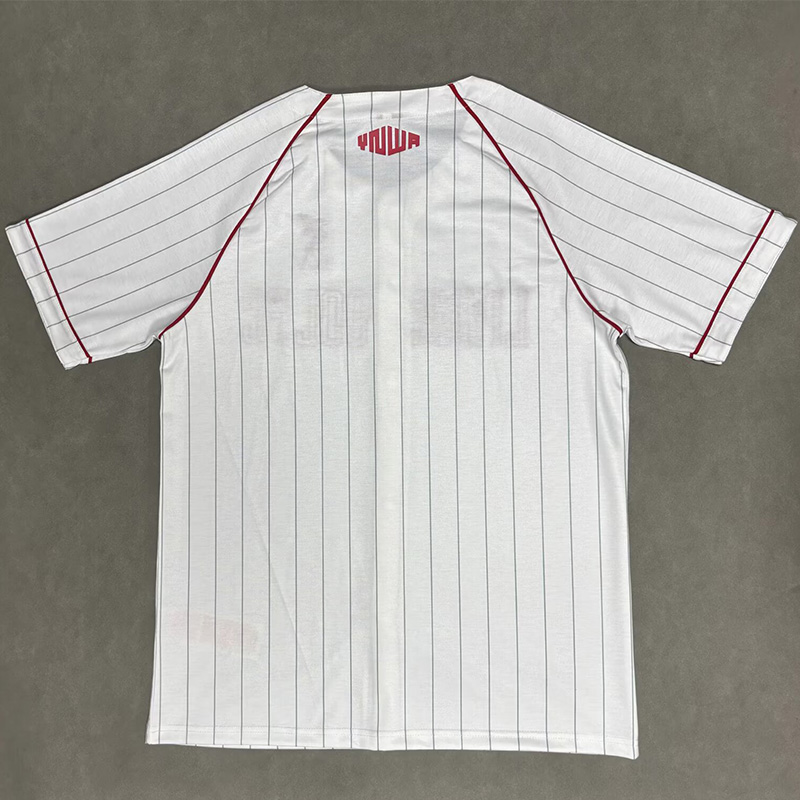 25-26 LIV White Casual Edition Baseball Jersey
