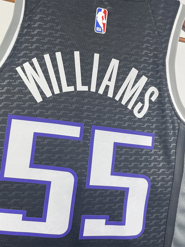 22-23 Kings WILLIAMS #55 Black Top Quality Hot ...