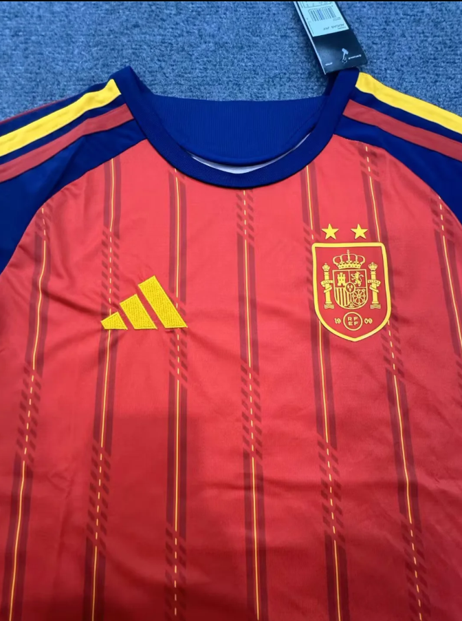 26-27 Spain Home 2 stars Fans 1:1 Soccer Jersey（2星）