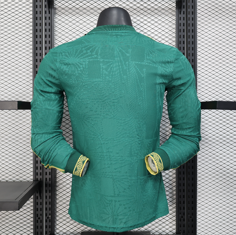 25-26 Mexico Special Edition Green Long Sleeve Player Version Soccer Jersey (长袖球员)