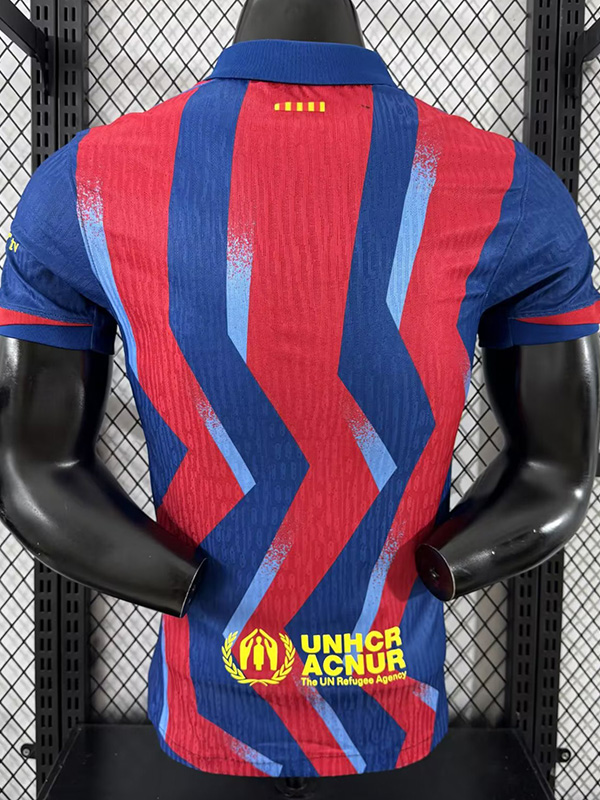 25-26 BAR Red Blue Special Edition Player Version Soccer Jersey