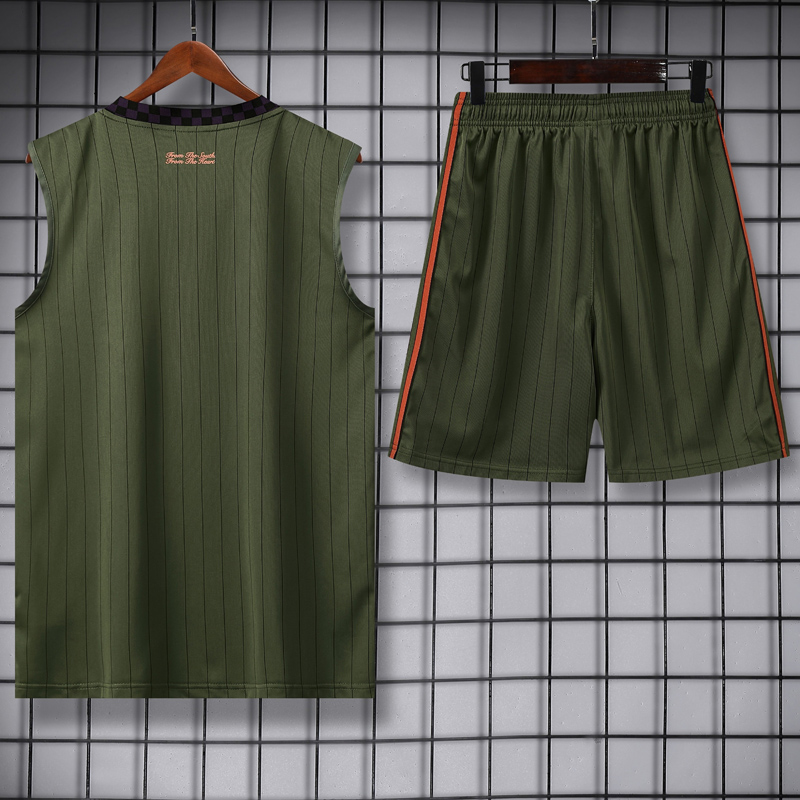 25-26 Bayern Dark green Tank top and shorts suit