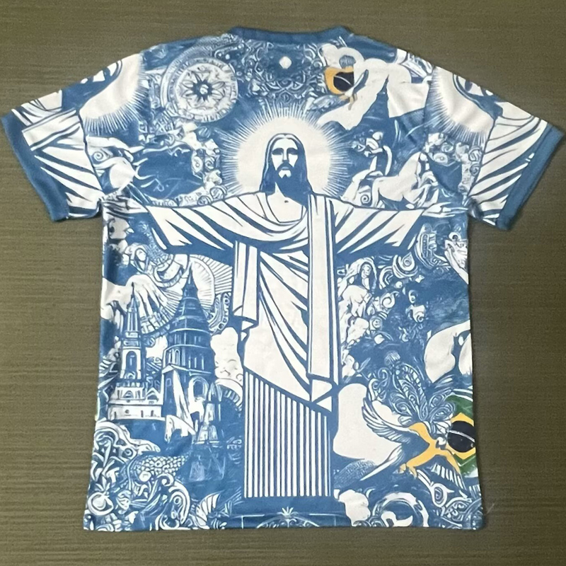 25-26 Brazil Blue Special Edition Fans Soccer Jersey