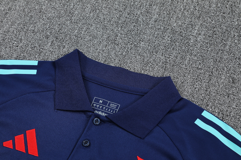 25-26 Flamengo Royal Blue Polo Short Sleeve