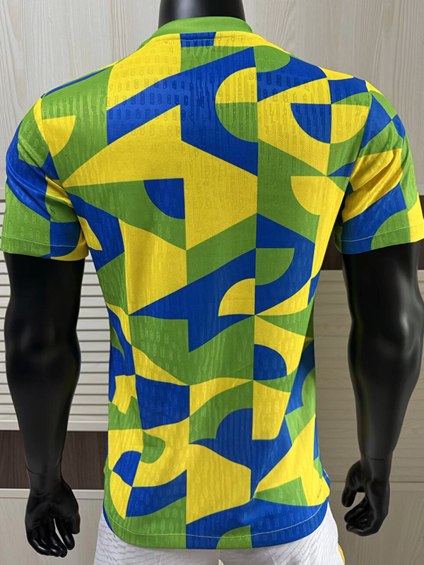 26-27 Brazil Green Yellow Player Version Training shirts