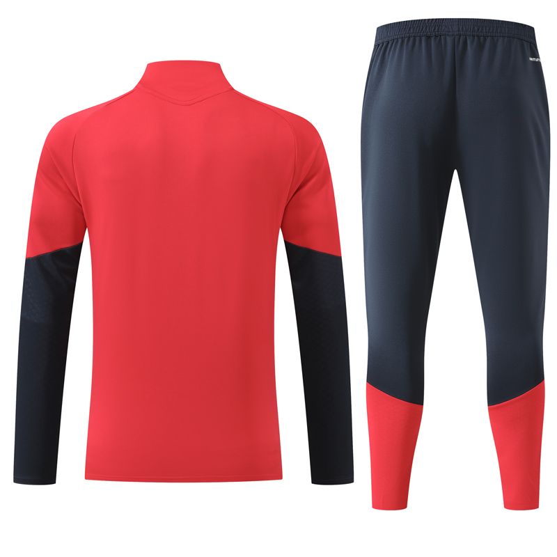 26-27 Spain Red Kids Half Pull Tracksuit (童装)(半拉链)