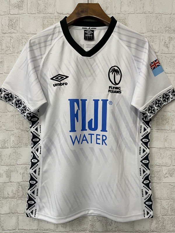 2025 FIJI Home White Rugby Jersey (圆领)