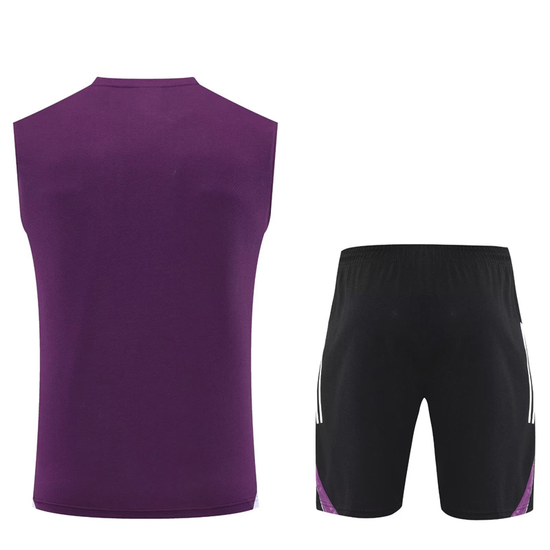 25-26 Man Utd Purple Tank top and shorts suit