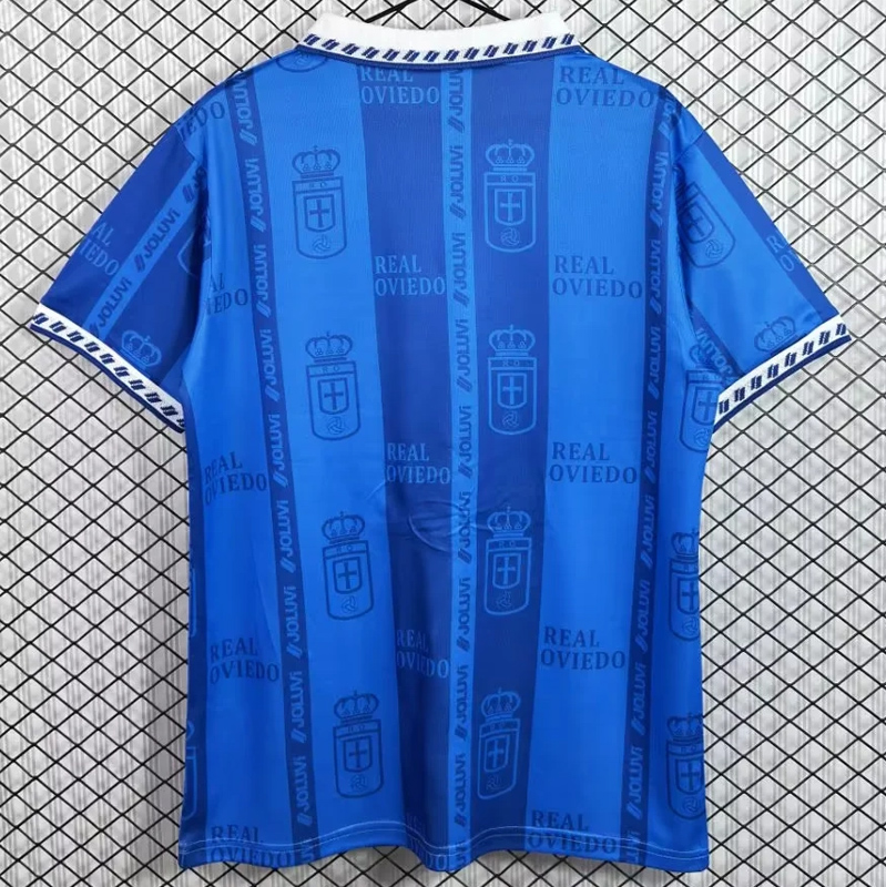 1997-1998 Real Oviedo Home Retro Soccer Jersey