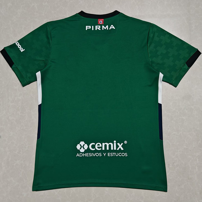 25-26 Cruz Azul Green Goalkeeper Fans Soccer Jersey